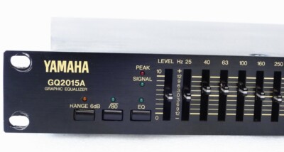 YAMAHA MODEL GQ2015A DUAL CHANNEL PROFESSIONAL AUDIO MUSIC GRAPHIC