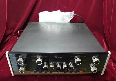 McIntosh C40 Audio Control Center Preamplifier AC100V Working