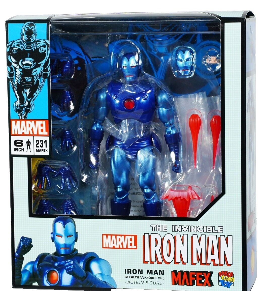 MAFEX No. 231 Iron Man ( Stealth Ver. ) MEDICOM TOY Action Figure