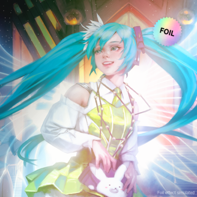 MTG Hatsune Miku: Winter Diva 日本語版 Foil MTG Secret Lair x