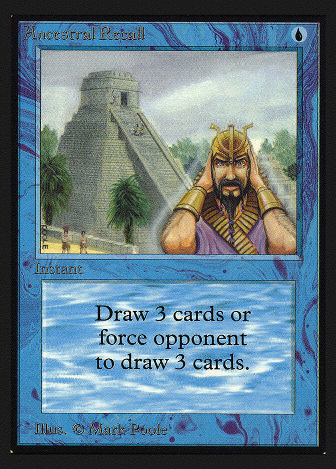 Magic: The Gathering MTG Ancestral Recall [Collectors' Edition
