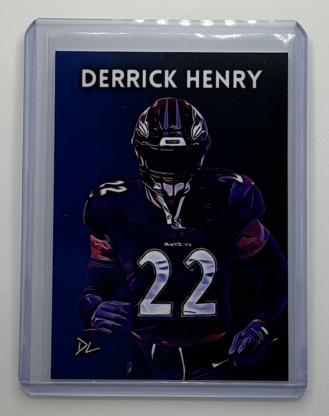 DERRICK HENRY デリック ヘンリー サインカード AUTO NFL DERRICK
