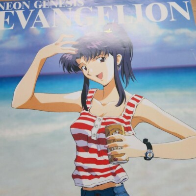 SEGA Neon Genesis Evangelion Misato Katsuragi B2 Poster Not for