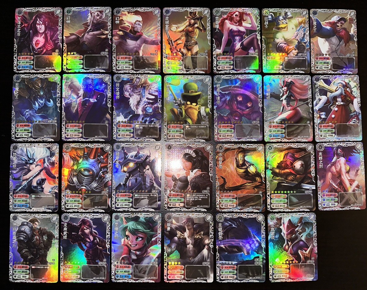 League of Legends TCG Victors Verses Vol.1&2 REPACK, (4 Rare + 1