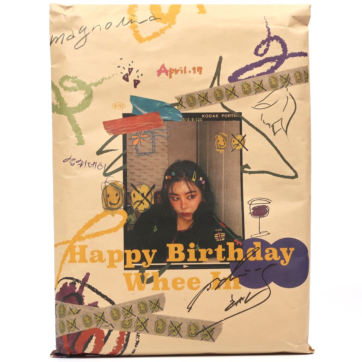 mamamoo wheein サインポラロイドmamamoo wheein サインポラロイド