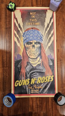 激レア Guns N' Roses プロモポスター ガンズアンドローゼズ axl 激