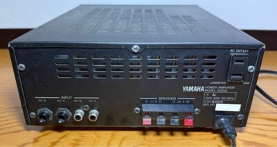 YAMAHA A100a 2ch Stereo Power Amplifier Confirmed Operation Free
