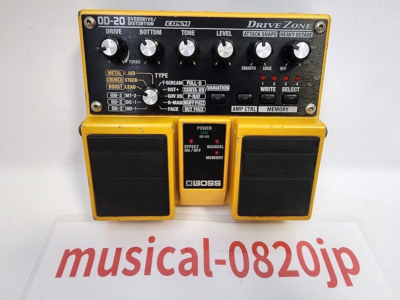 BOSS OD-20 Drive Zone Overdrive Distortion Guitar Effect Pedal | eBay
