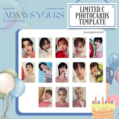 seventeen ALWAYS YOURS C盤 コンプ コンプリート 13枚 SEVENTEEN
