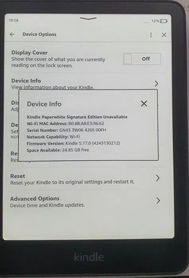 Amazon Kindle Paperwhite (10th Generation) 32GB, Wi-Fi - with