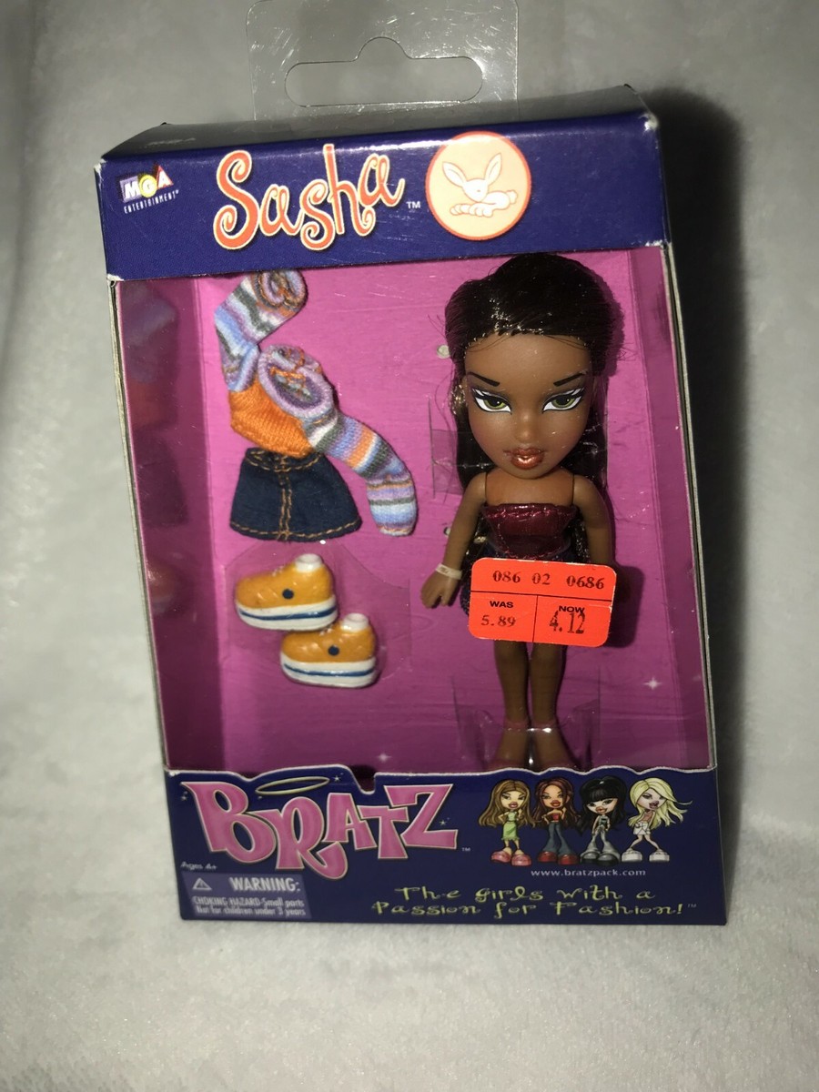 New Vintage 2002 MGA Entertainment Lil Bratz Sasha Doll