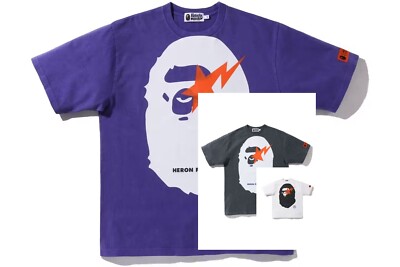 A BATHING APE Men's Tees BAPE x HERON PRESTON Relax Fit Tees | eBay