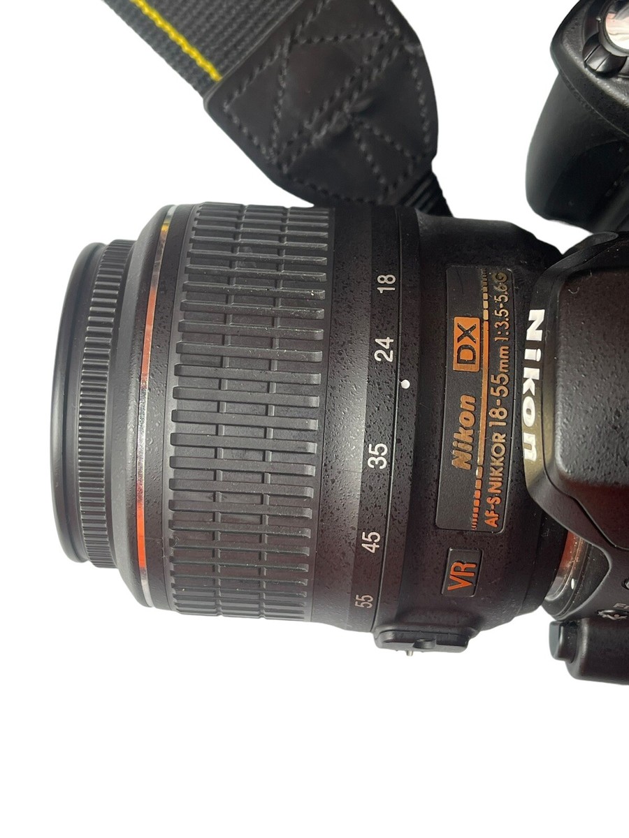 Nikon D60 DSLR Camera Black with AF-S DX Nikkor 18-55 mm VR Lens