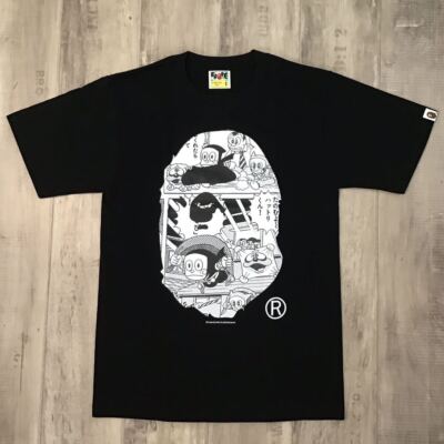 BAPE × Ninja Hattori kun APE HEAD milo T-shirt Black A Bathing Ape
