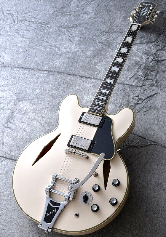 Epiphone Shinichi Ubukata ES-355 Custom Bigsby ver.02 White From