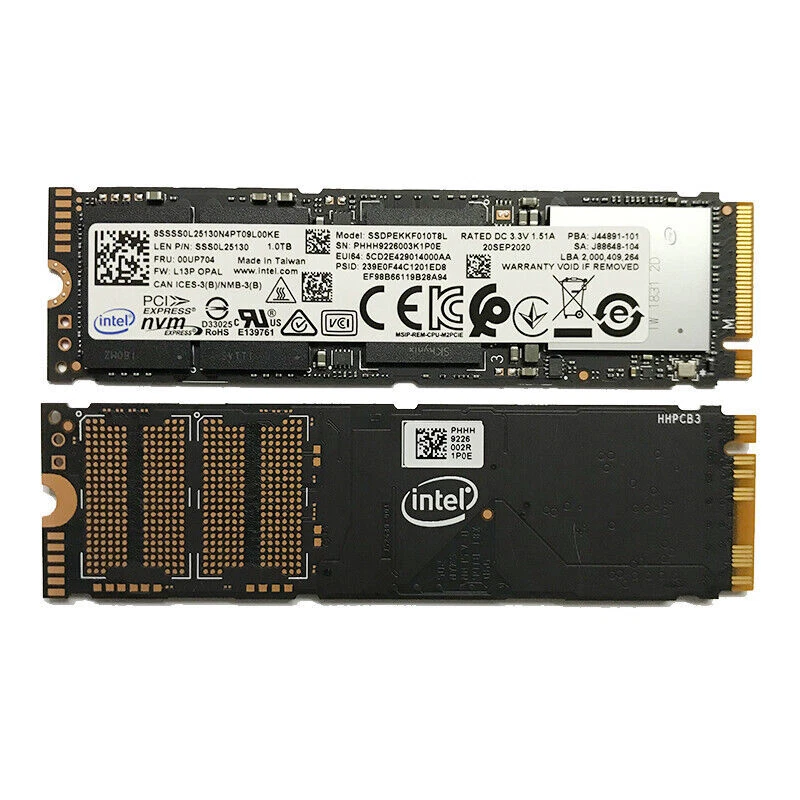 内蔵型SSD Intel M.2 NVMe SSD 1TB Intel M.2 Interface 1 TB Solid