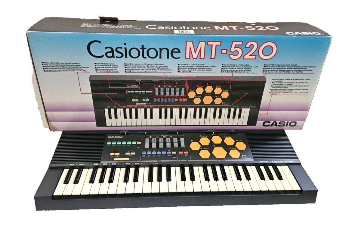 Casio MT-52⭐︎リズムマシン付きシンセサイザー⭐︎希少レア