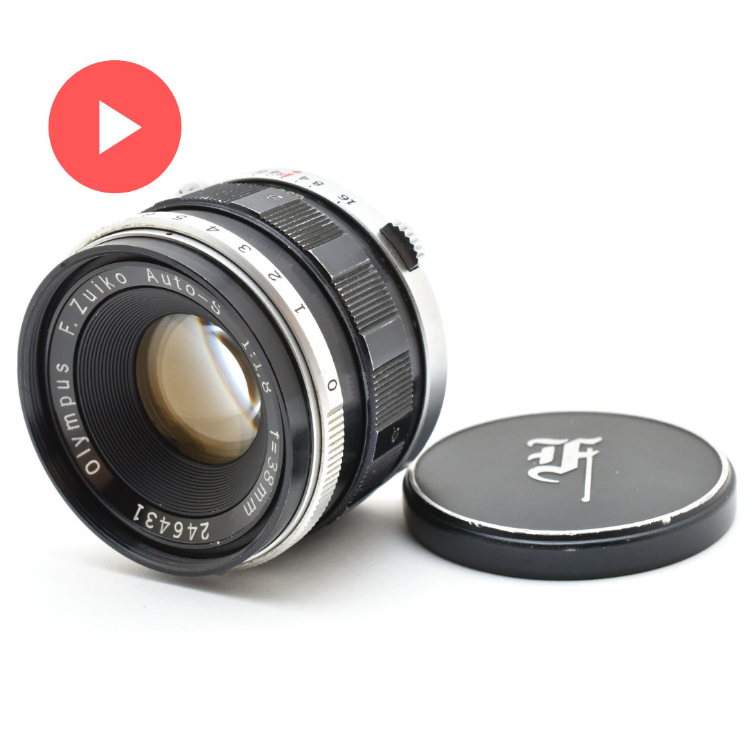 C6998】OLYMPUS PEN FT + F.ZUIKO 38mm 1.8 F.Zuiko 38mm F1.8 Lens