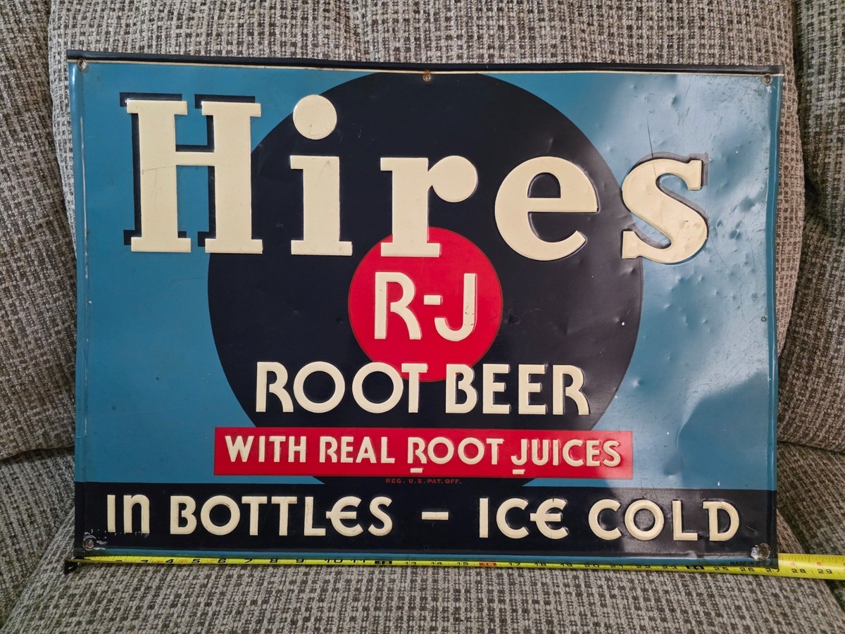 Hires Root Beer】ヴィンテージ黒板（看板） Hires Root Beer