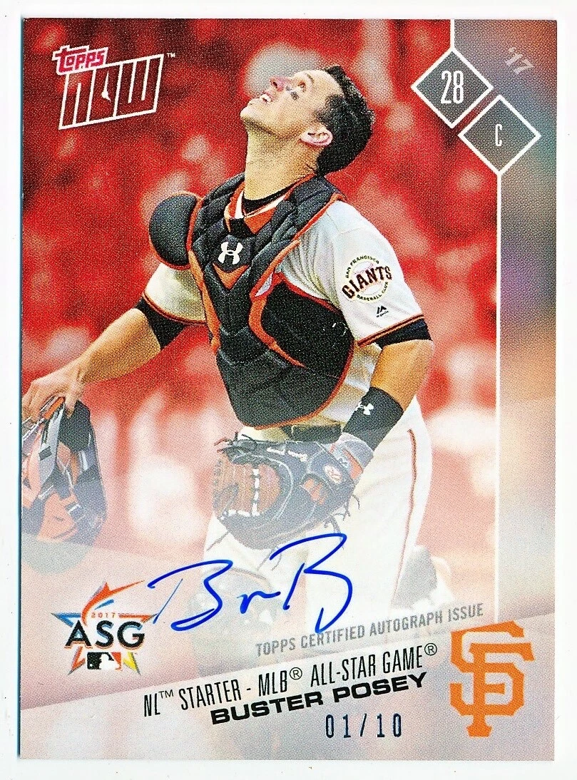 ゲームセンター・ゲームカード MLB BUSTER POSEY ROOKIE AUTOGRAPH