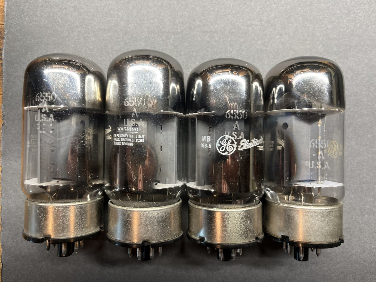 GENERAL ELECTRIC 6550A 真空管 2本 GENERAL ELECTRIC 6550A 真空管2本