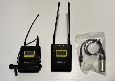 Pro Audio Microphones With Bodypack Transmitter Sony UTX-B03