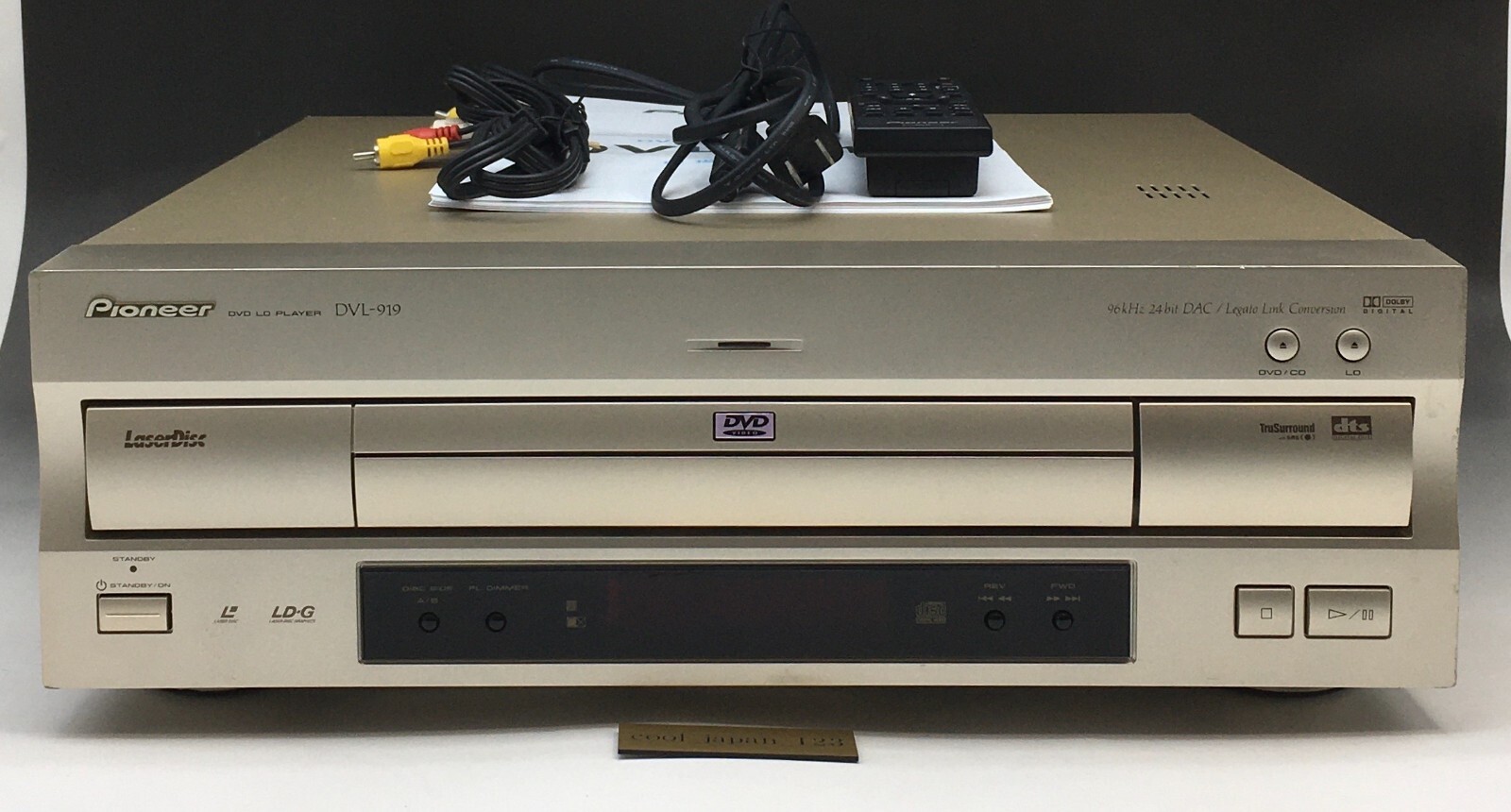 パイオニア レーザーディスク DVL-919 DVD動作しません。ジャンク品
