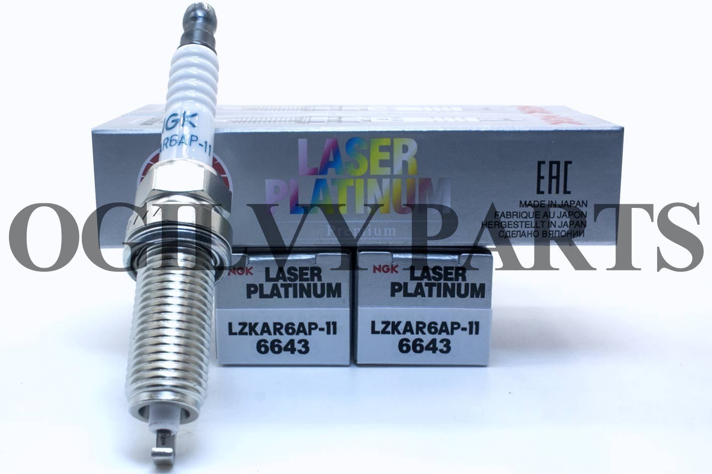 New LZKAR6AP-11 PLATINUM (4) SparkPlug For Nissan March Micra