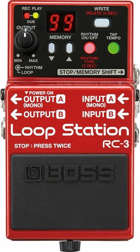 Boss RC-50 Loop Station Pedal Multi Looper with Adapter Used from