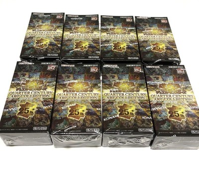 遊戯王 QUARTER CENTURY ART COLLECTION 8BOX Yu-Gi-Oh! Ocg Quarter