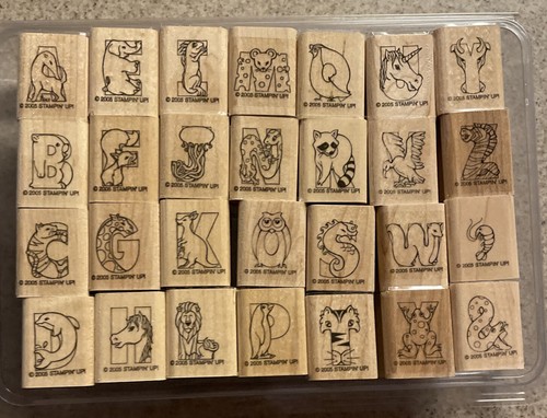 Alphabet Rubber Stamps | Rubber Stamp Set Alphabet
