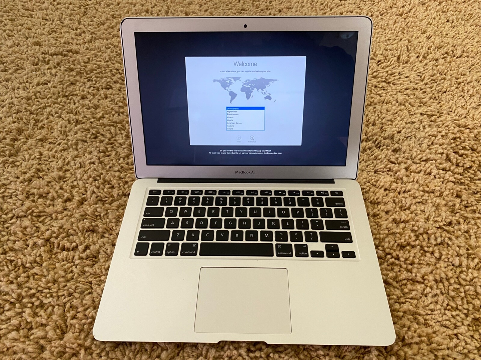 ジャンク MacBook Air 13インチ（Mid 2012） Core i5 1.8GHz/4GB/SSD