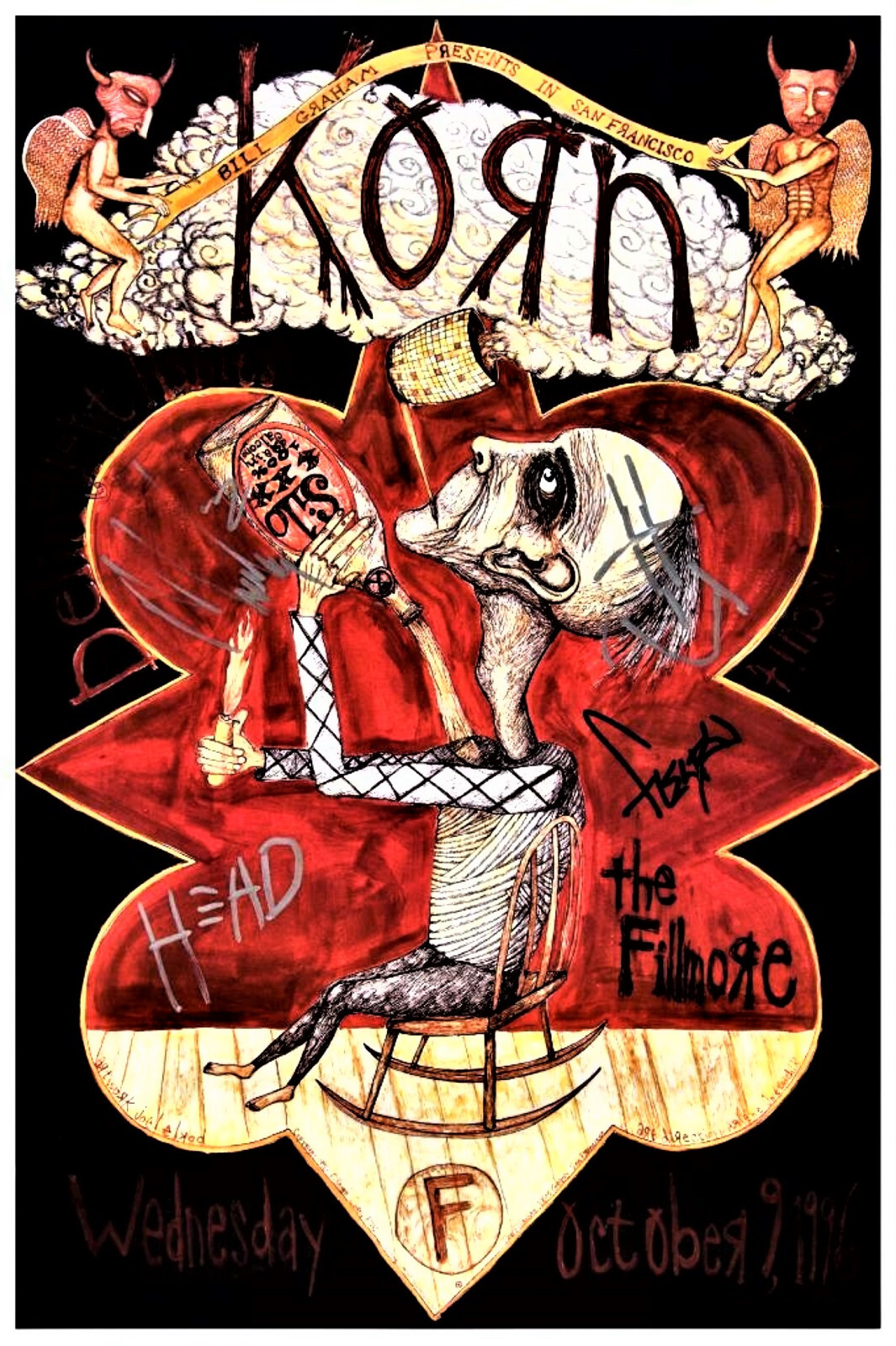 Korn Concert poster Tour 12