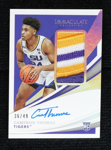 Immaculate Cameron Thomas RCスニーカーパッチサイン Immaculate