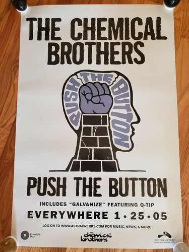 ヴィンテージ 1997年 The Chemical Brothers ポスター ヴィンテージ