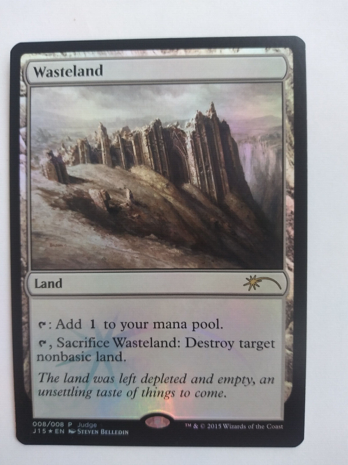 不毛の大地/Wasteland ジャッジ褒賞 FOIL その2 不毛の大地/Wasteland