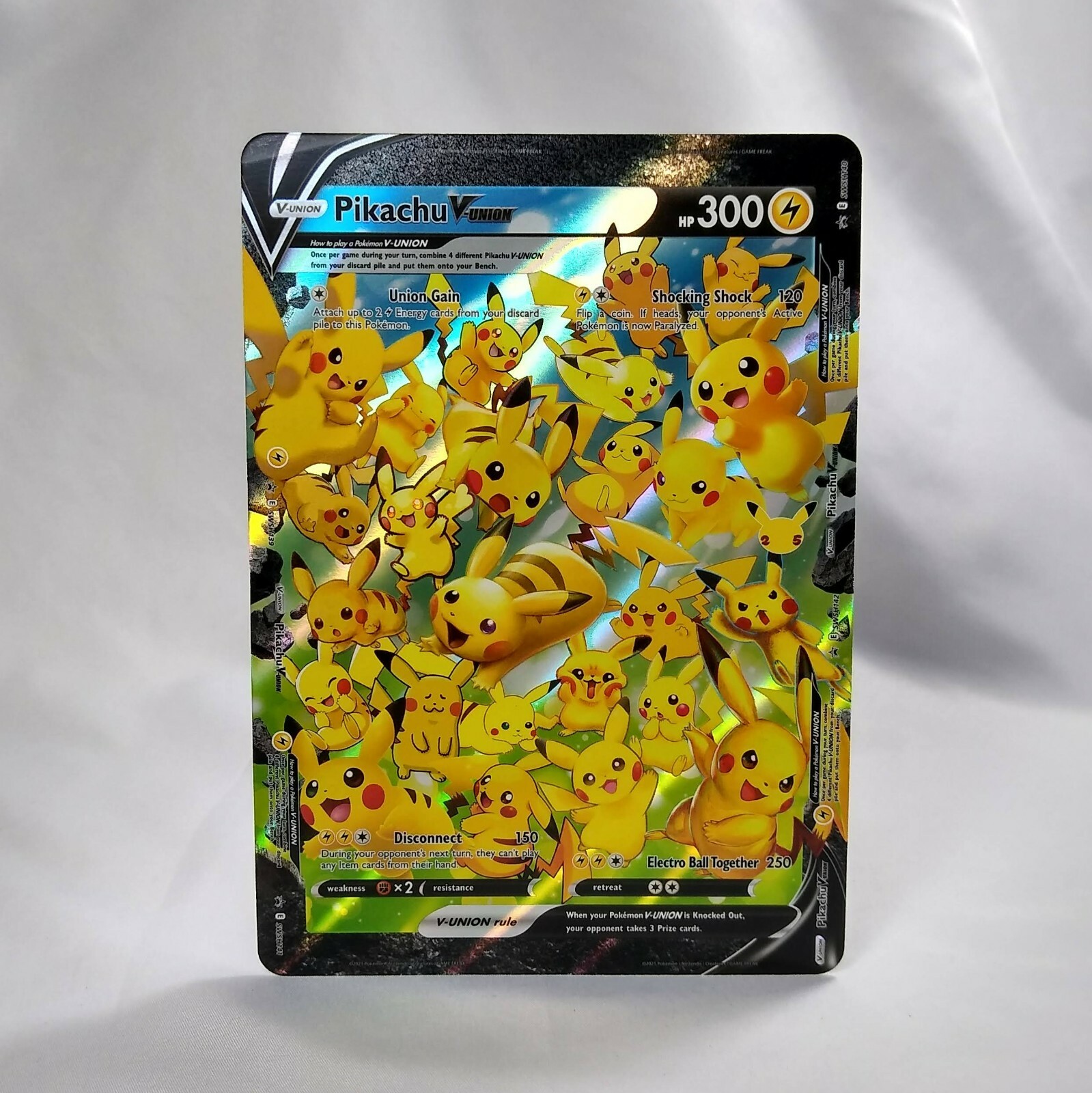 PSA10】ピカチュウVユニオン 25周年記念カードセット ピカチュウV