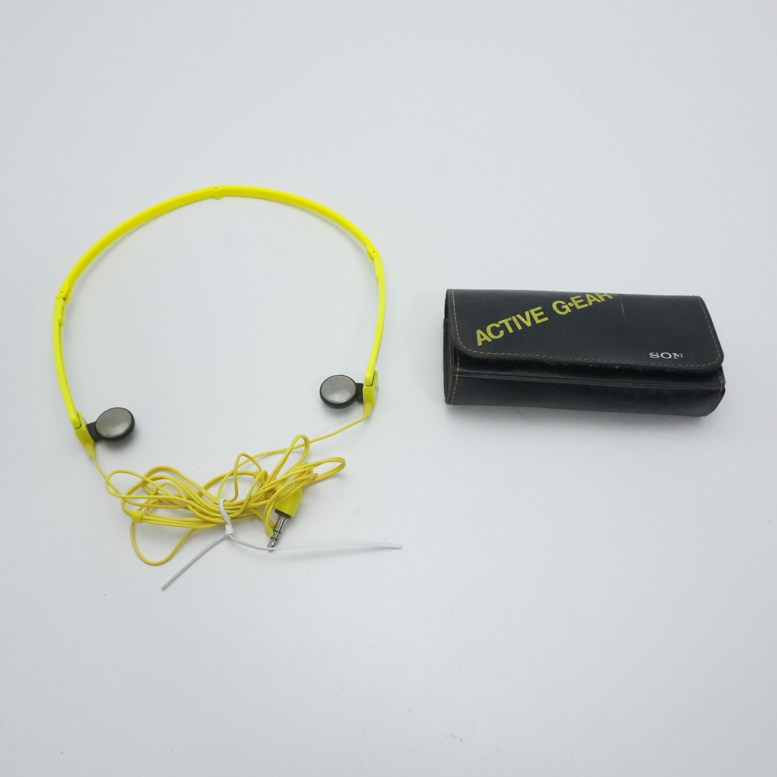 SONY MDR-W15 イエロー 有線ヘッドフォン Vintage Sony Sports Wired