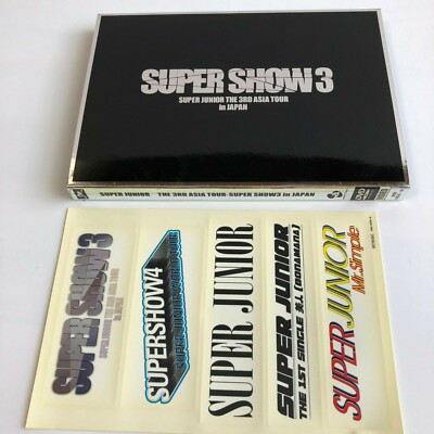 SUPER JUNIOR THE 3RD ASIA Tour Super Show 3 in Japan DVD+sticker