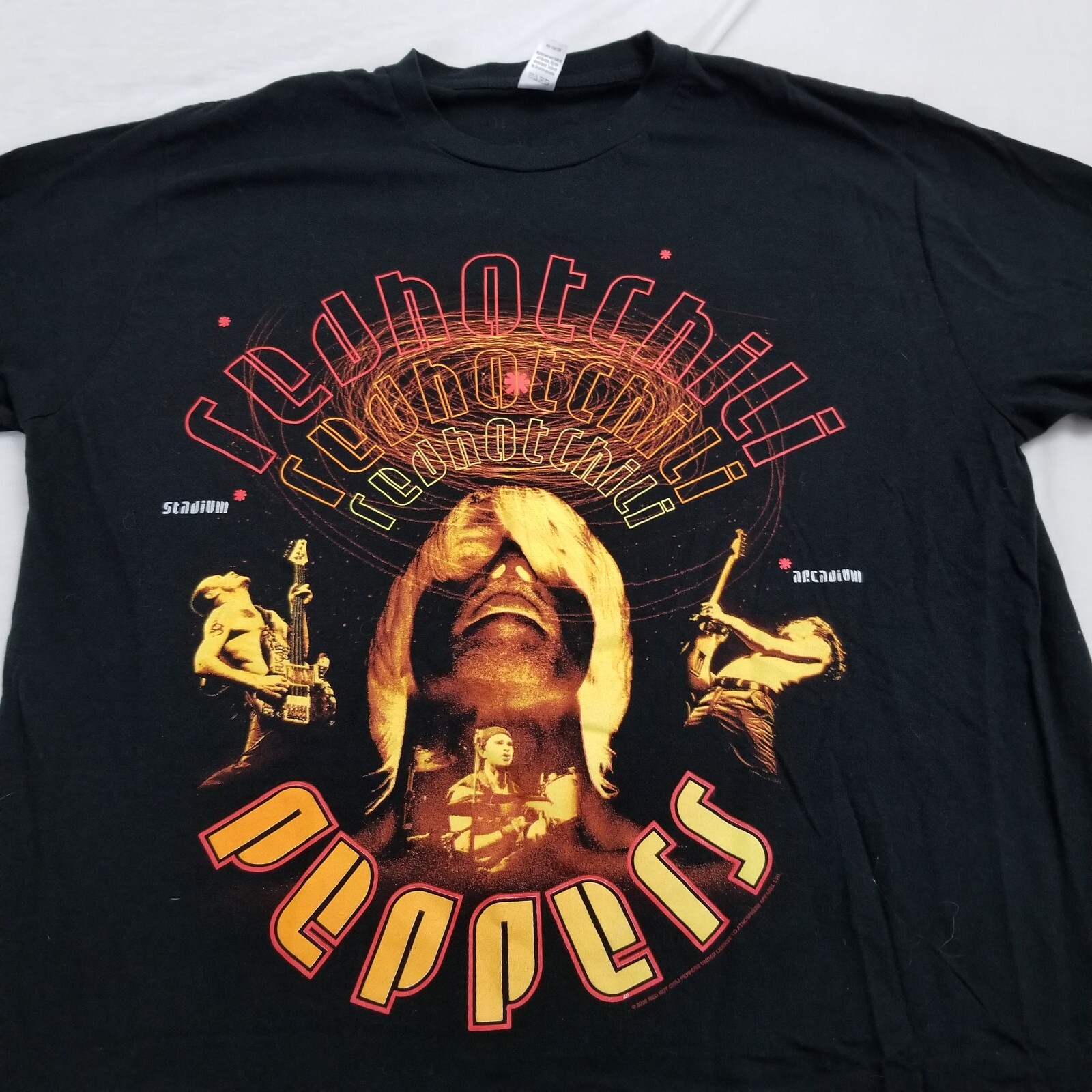 Vintage 2006 Red Hot Chili Peppers Stadium Arcadium T Shirt Black