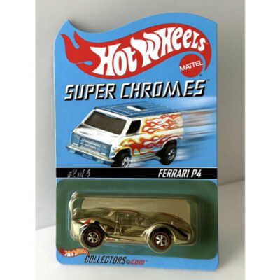 Rare Limited Hot Wheels Super Chrome Ferrari 330 P4 | eBay