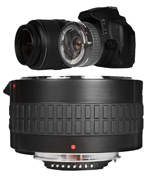 2X HD OPTICAL CONVERTER FOR CANON EF 75-300MM F/4-5.6 MAKES LENS