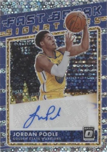 2019 donruss optic jordan poole Auto サイン 2019 Panini Donruss
