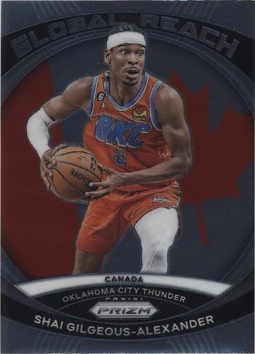 Shai Gilgeous-Alexander 2024-25 Panini Prizm Global Reach Silver