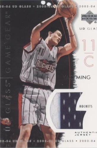 その他 UD GLASS Yao Ming auto 2003-04 UD Glass #19 Yao Ming Card