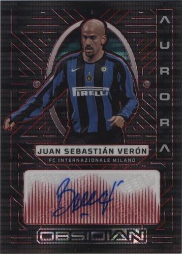鹿12 JUAN SEBASTIAN VERON オートカード 鹿12 JUAN SEBASTIAN VERON