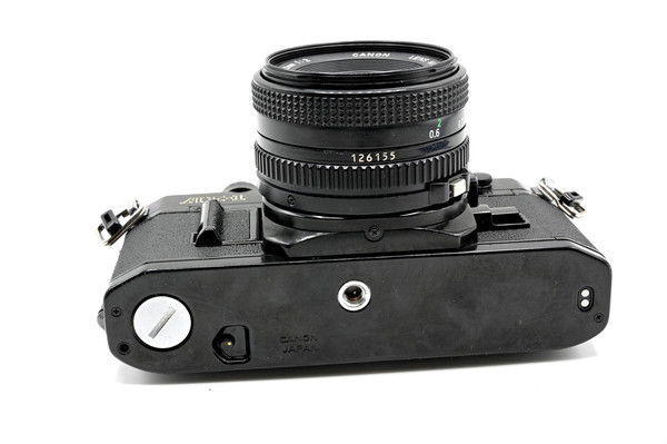 Black Canon AE1 AE-1 + 50mm f/1.8 or 2.0 Lens Manual Camera Kit