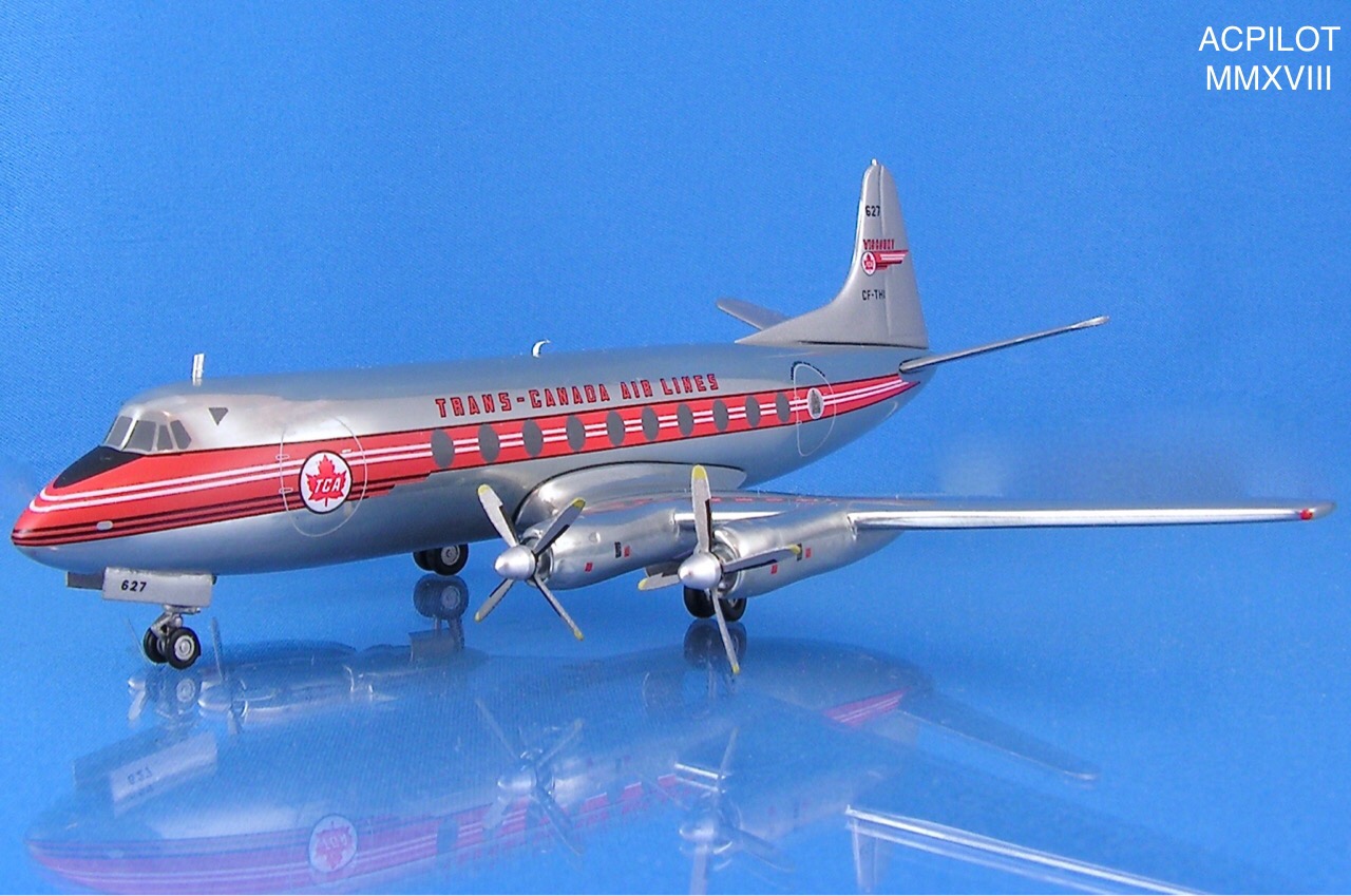 REVIEW: Herpa Wings 558938 Trans Canada Airlines Vickers Viscount