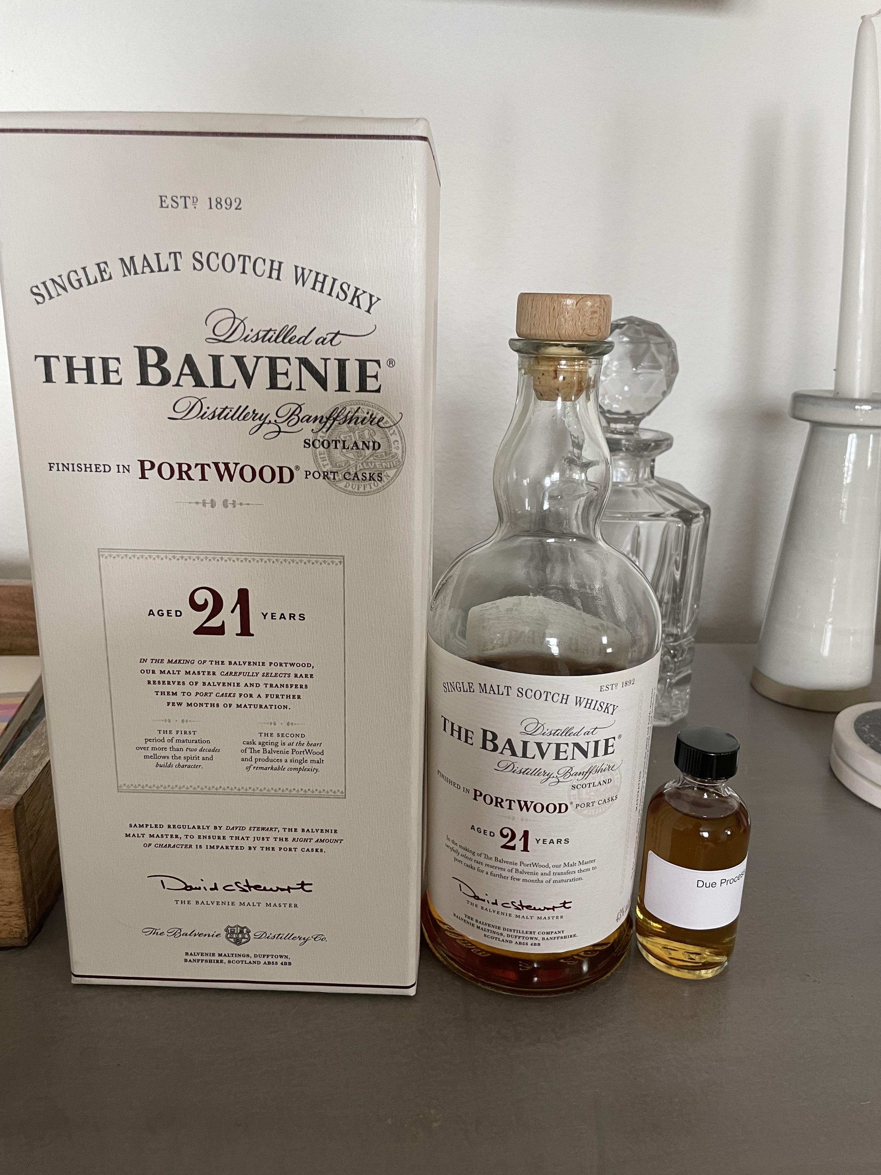 スコッチウイスキーレビュー #412：バルヴェニー21年 ポートウッド : r
