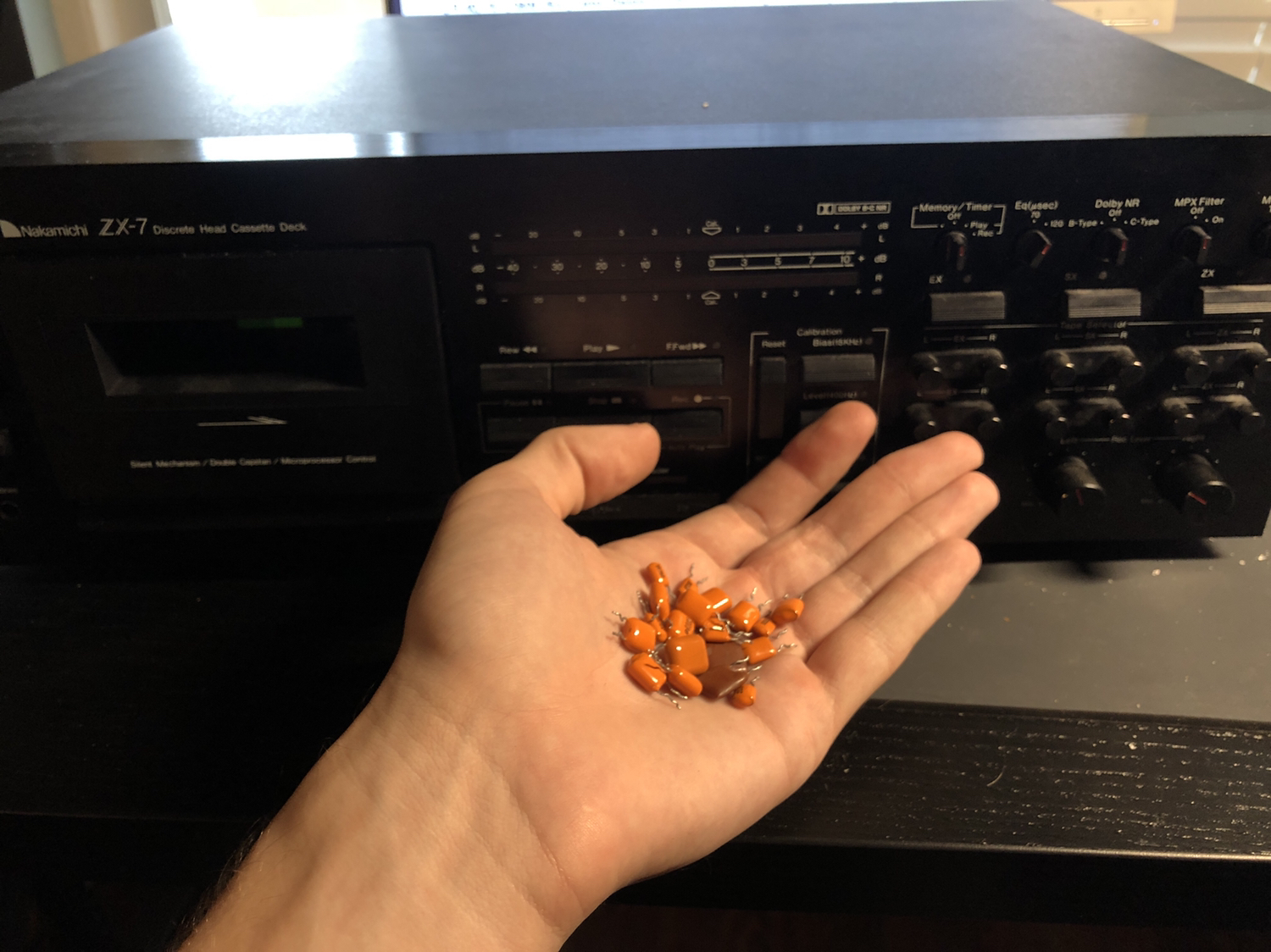 Finally got these orange bastards out of the ZX-7 : r/cassetteculture